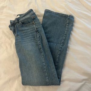 SOLD Shyanne women’s dark wash mid rise coolmax bootcut denim